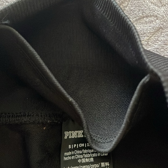 PINK ACTIVE BLACK SEAMLESS FULL LEGGH LEGGINGS - Picture 9 of 11